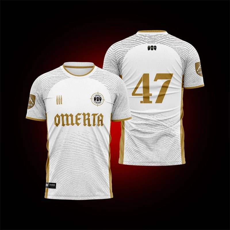 Maillot Mars Omerta blanc/noir